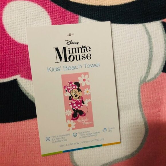 Minnie Mouse Beach Towel - Picture 1 of 2